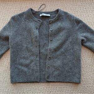 Zara Gray Women's Cardigan Sweater